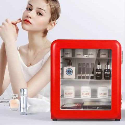 TỦ LẠNH MINI HCK - 48L màu đỏ