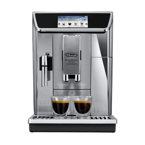 Máy pha cà phê tự động De'Longhi PrimaDonna Elite Experience ECAM 656.85.MS màu bạc