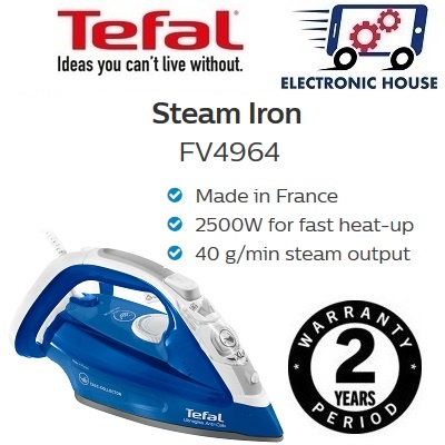 BÀN ỦI HƠI NƯỚC TEFAL FV4964