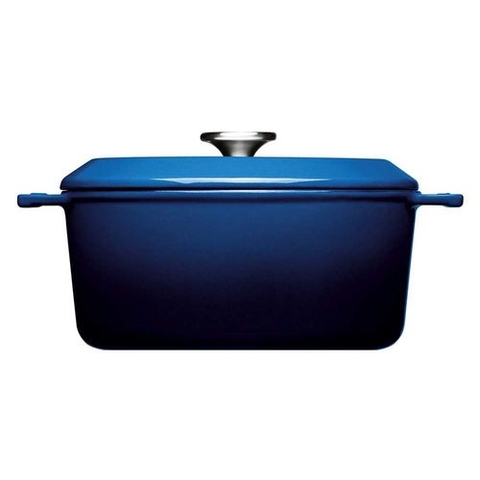 Chảo vuông WOLL Iron Casserole Square 24x24cm Cobalt Blue, NHẬP ĐỨC