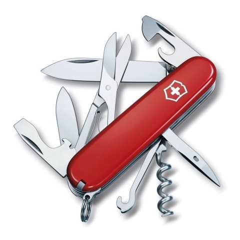 Dụng cụ xếp đa năng hiệu Victorinox Climber màu đỏ, 1.3703