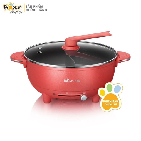 Nồi lẩu uyên ương Bear SUBE006 - Hàng Quốc Tế
