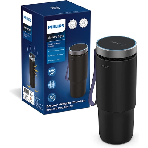 Máy lọc không khí ô tô Philips GoPure Style GP5611 Car Air Purifier Black