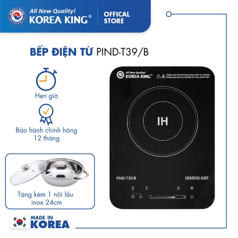 Bếp điện từ đơn Korea King PIND-T39/B