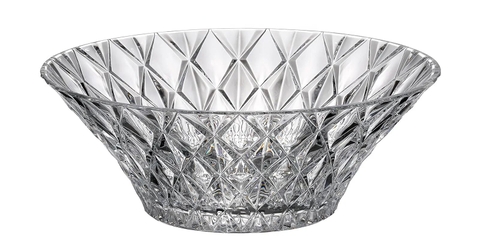 Bát Bohemia Memphis trắng Crystal Bohemia