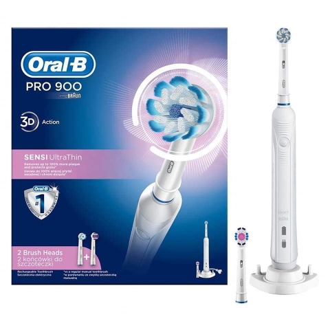 BÀN CHẢI ĐÁNH RĂNG ĐIỆN Oral-B Pro 900 Sensi Ultrathin EE