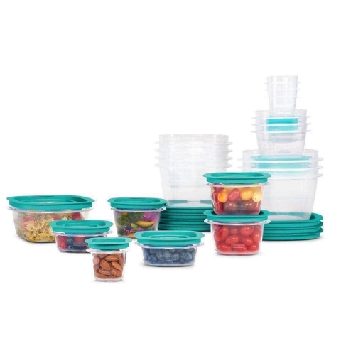 SET HỘP ĐỰNG ĐA NĂNG RUBBERMAID LOẠI NẮP XANH 42 MÓN (21 HỘP)