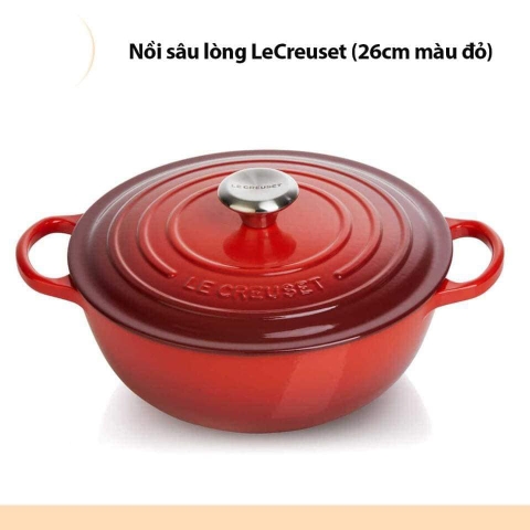 Nồi Gang sâu lòng LE CREUSET La Marmite 26cm