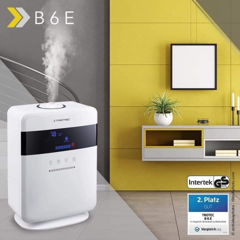 Máy tạo độ ẩm, bổ sung ion lọc khí và khuyếch tán tinh dầu Trotec B6E (3 in 1)