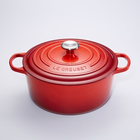 Nồi gang Le Creuset Bräter rund Evo 24cm Kirsche