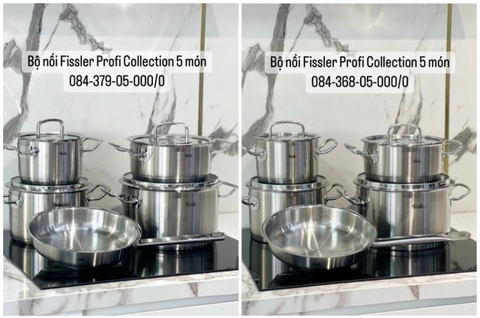 Bộ nồi Fissler Profi Original set 5 FISSLER ORIGINAL PPROFI 084-379-05-000/0