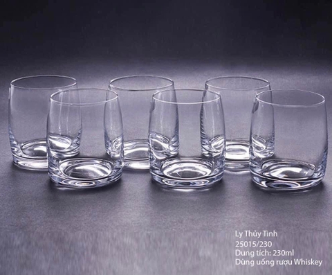 Set 6 cốc Bohemia Pavo 25015/230 dung tích 230ml