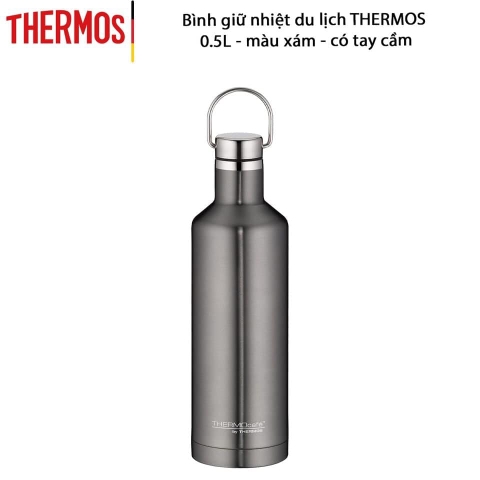 Bình giữ nhiệt du lịch THERMOS 0.5L - màu xám