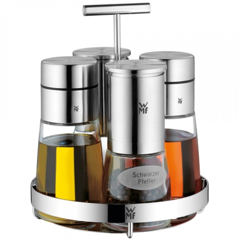 Bộ đựng và xay gia vị WMF De Luxe 0667866030 set 4