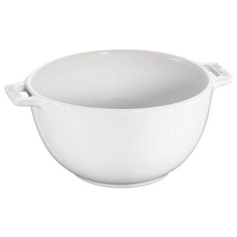 Bát Staub Salatschüssel, rund, 18 cm, màu trắng