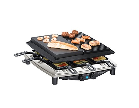 Bếp nướng điện 2 vùng STEBA RC 4 plus deluxe chrom