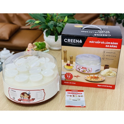 MÁY HẤP VÀ LÀM BÁNH ĐA NĂNG CREEN CR-H168