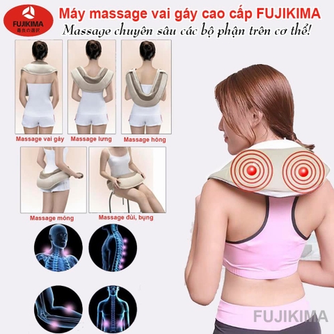 Máy massage vai gáy cao cấp FUJIKIMA FJ 264K