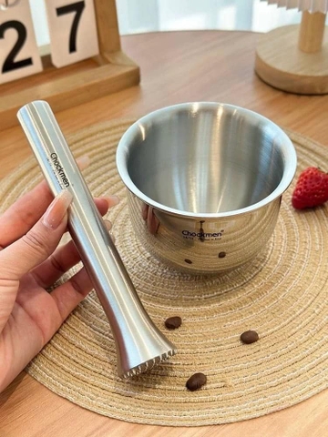 Set chày cối chất liệu inox Chockmen