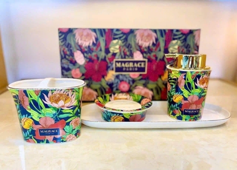Set 4 món dụng cụ nhà tắm Magrace Paris