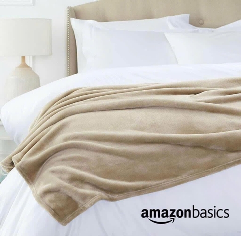Chiếc chăn mềm mại và thanh lịch Amazon Basics 152x127cm