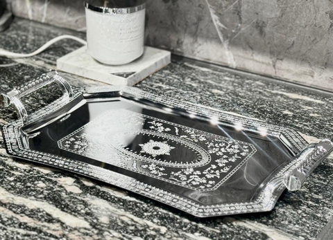 Khay phục vụ - Decor đẹp đỉnh cực sang 36 x 25 cm (Dáng chữ nhật - loại nhỏ)