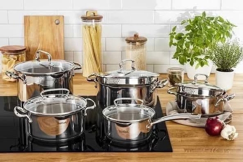 BỘ 5 NỒI INOX CAO CẤP TEFAL DUETTO PLUS G719SA55