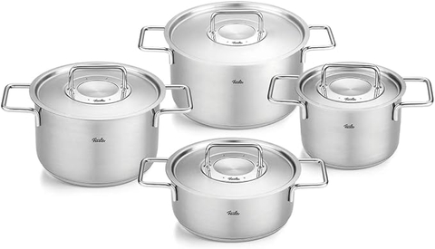 BỘ NỒI FISSLER PURE COLLECTION 4 MÓN NẮP INOX