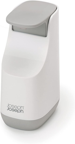 Bình xà phòng Joseph Joseph 70512 Slim Compact Soap Pump màu trắng xám