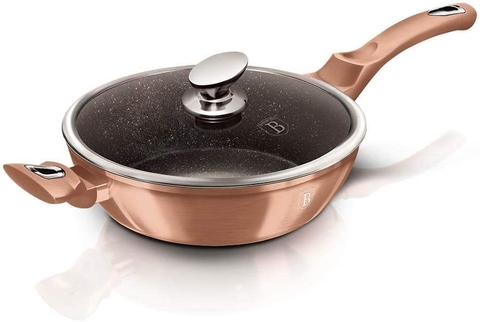 Chảo Berlinger Haus BH/1518N 28cm 2 tay cầm - màu rose gold