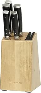 Bộ dao KitchenAid KO5PSTSNOBG 5 món kèm giá để bằng gỗ