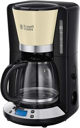 Máy Pha Cafe Russell Hobbs Colours Plus+ 24033-56 Bình Thủy Tinh 1.25L Màu Kem