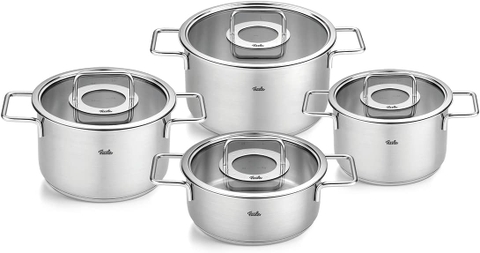 BỘ NỒI FISSLER PURE COLLECTION 4 MÓN NẮP KÍNH
