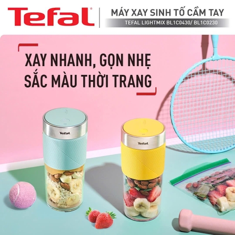 Máy xay sinh tố ko dây (dạng sạc) mini Tefal 50W