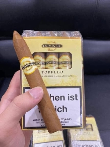CIGAR Dominico Torpedo dài 15cm (gói 10 điếu)