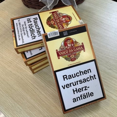 Cigar VASCO DA GAMA Brasil (Hộp xanh nhạt - 5 điếu)