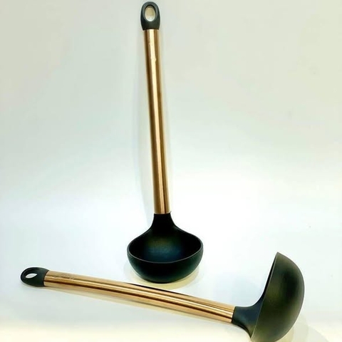 Muôi nấu CIWETE cán vàng đồng - dài 30cm