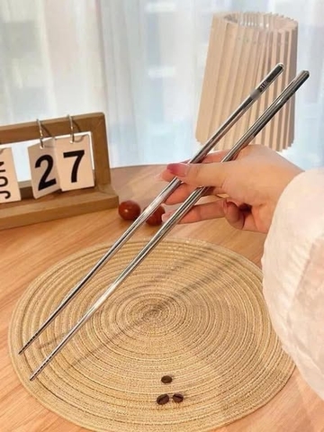 ĐŨA XÀO, NẤU INOX CHOCKMEN (ĐÔI)