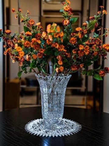 Lọ hoa pha lê Bohemia 35,5cm