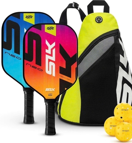 Sét vợt Pickleball 2024 SLK Neo by Selkirk (2 vợt, 1 túi đựng, 3 bóng)