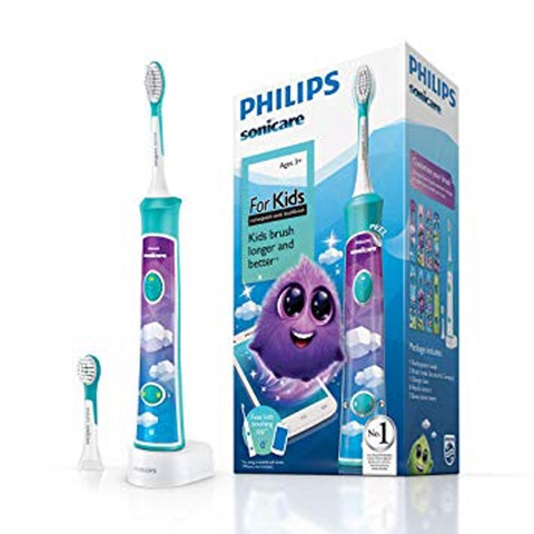 Bàn Chải Đánh Răng Điện Bluetooth Sonicare PHILIPS HX6322 / 04 Dành Cho Trẻ Em