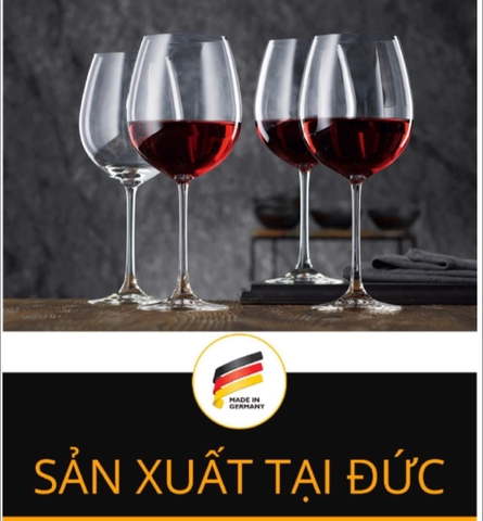 Bộ 4 Ly Rượu Vang Đỏ Nachtmann Vivendi 92035