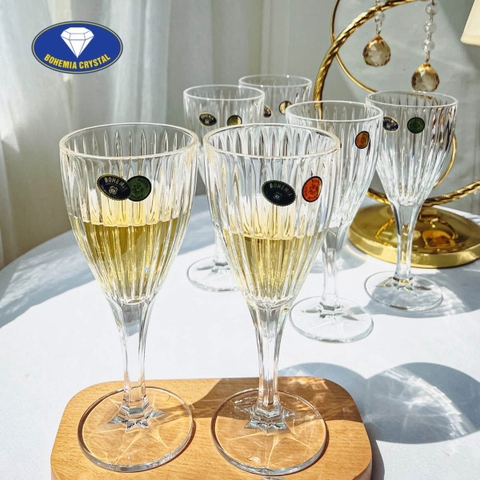 Set 6 ly pha lê Bohemia Skyline 250ml