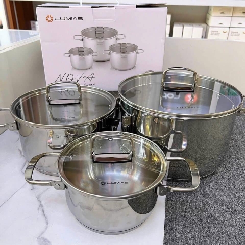 Bộ nồi Lumias Cook Ware 3 món