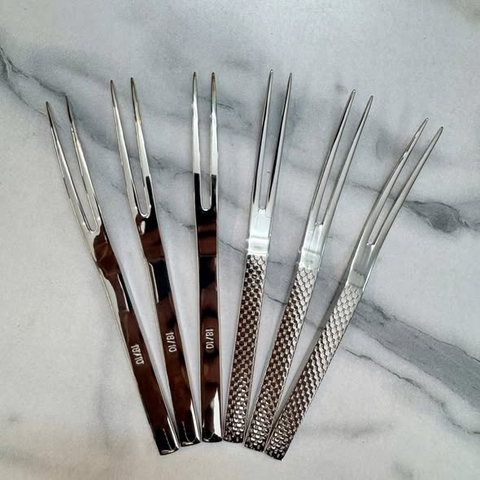 SET 6 DĨA HOA QUẢ INOX 18/10 GUME
