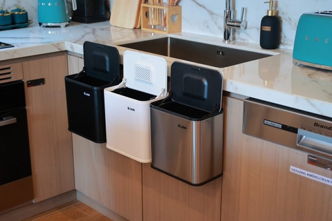 Thùng rác treo tủ & để bàn Letek LC05