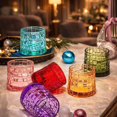 Set 6 cốc Irris Bossa Jar 05T đế rộng - 260ml