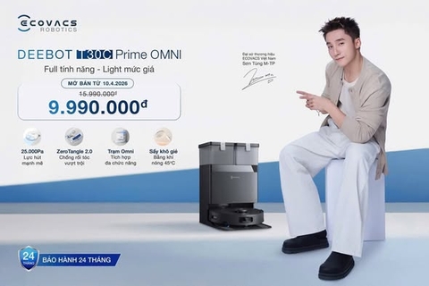 Robot hút bụi lau nhà Ecovacs T30c prime