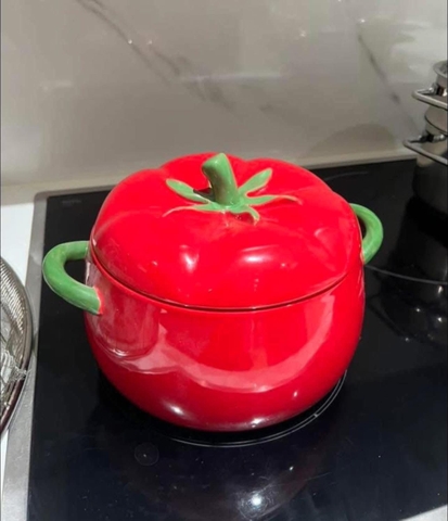 Hũ sứ cà chua 2,8 lít EU Decor siêu xịn xò