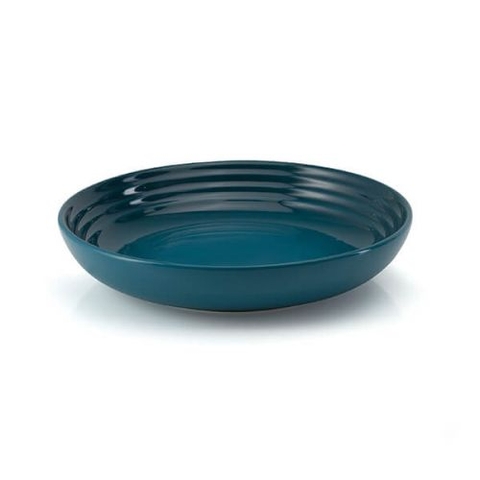 Đĩa sâu lòng LeCreuset Suppenteller Vancouver 22cm Deep Teal - xanh cổ vịt